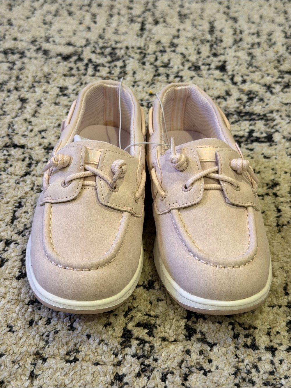 Kids Casual Boat Shoes in Light Pink